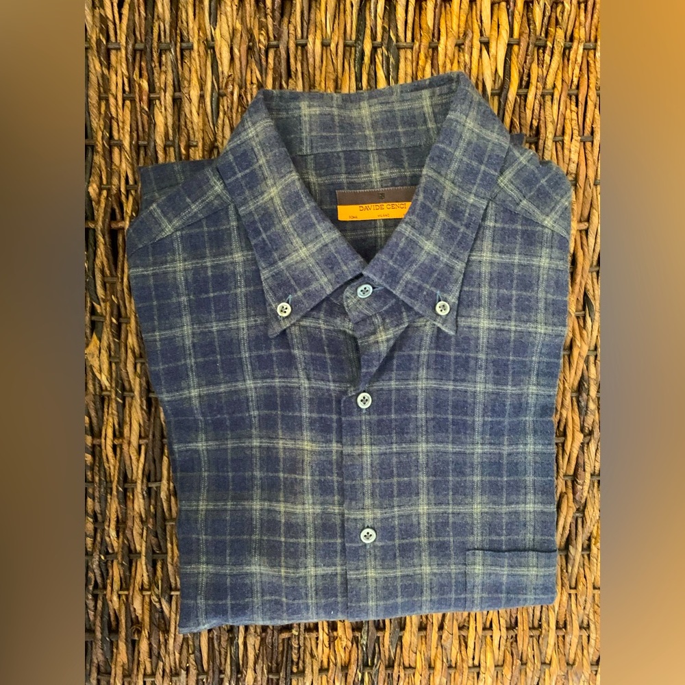 Davide Cenci Flannel Collar Shirt